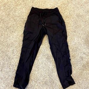 Black lululemon studio pants